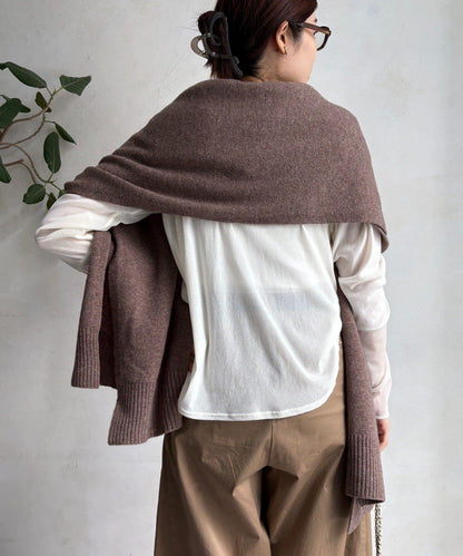 【DouDou】多功能針織披肩