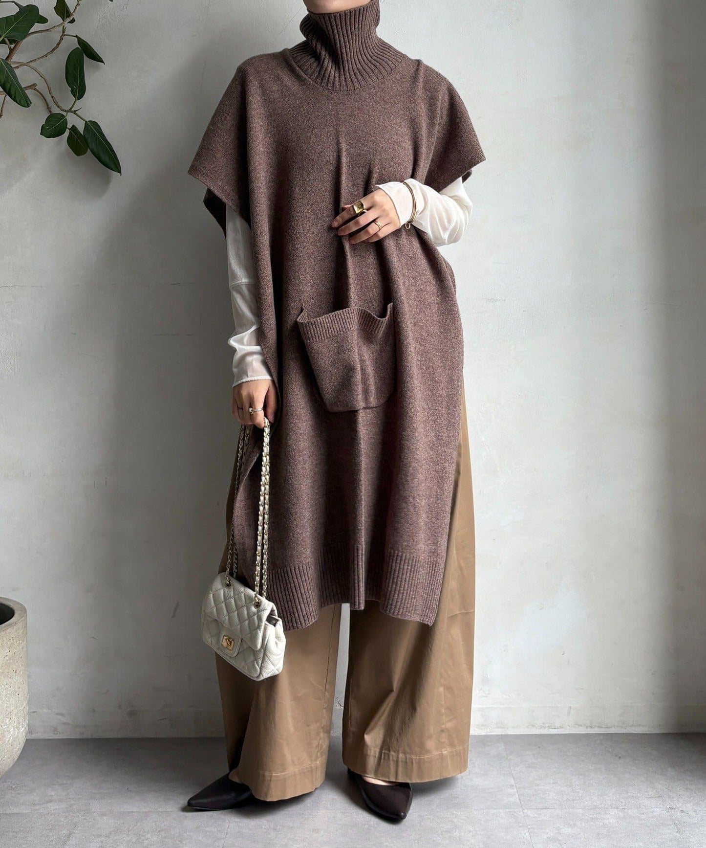 【DouDou】多功能針織披肩