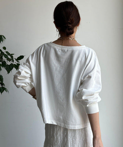 標誌短款套頭衫