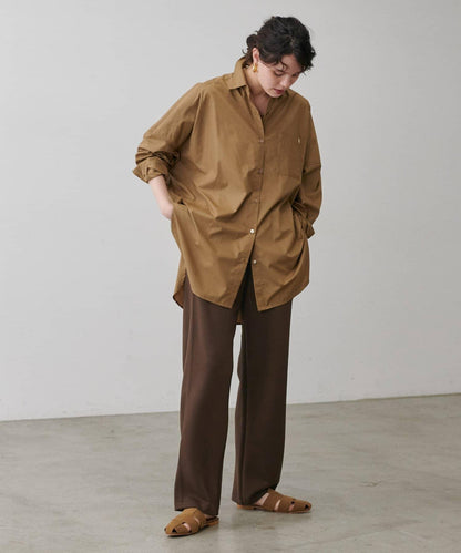 拼接曲線針織長褲