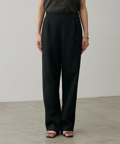 拼接曲線針織長褲