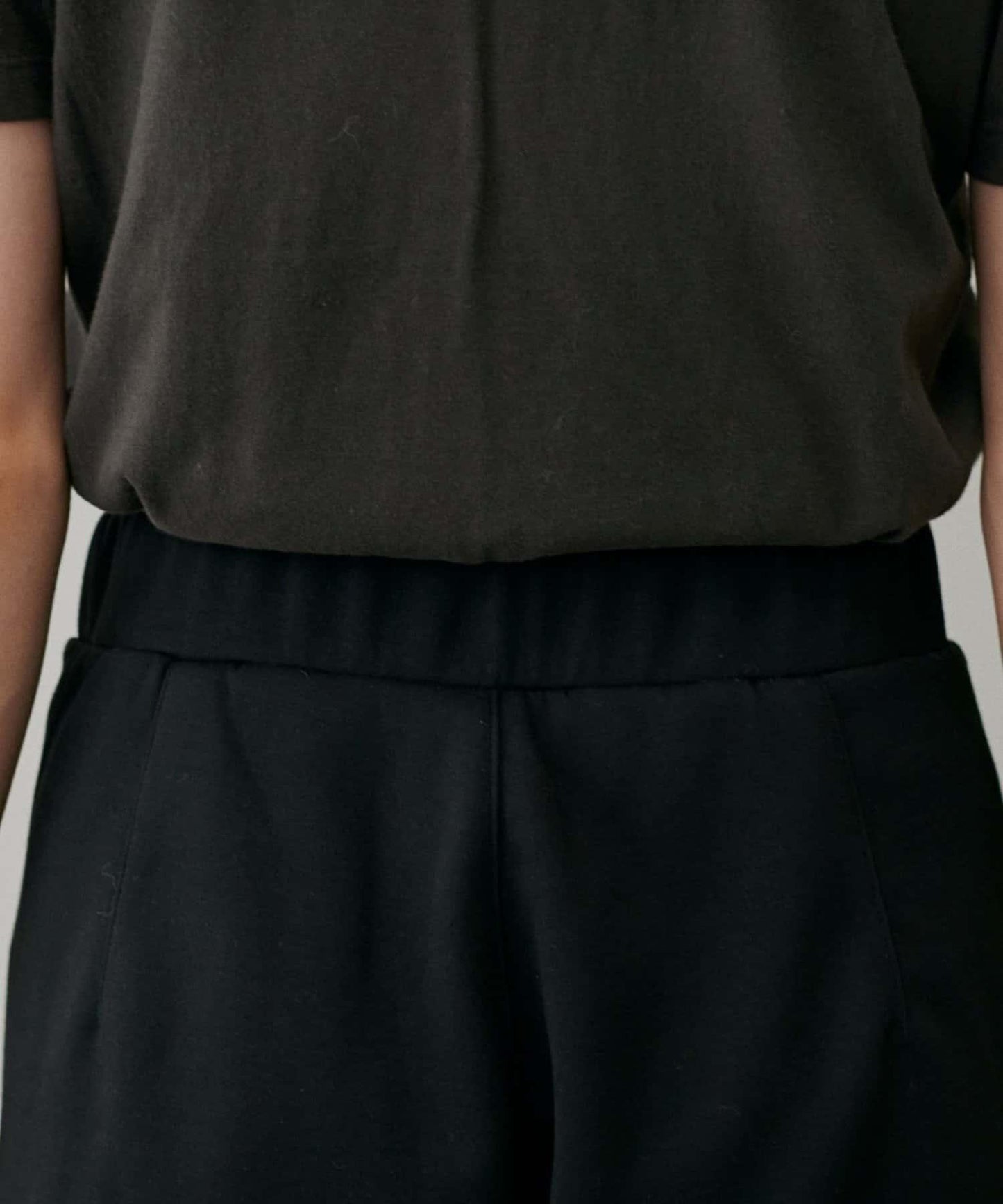 拼接曲線針織長褲