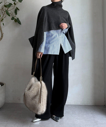 【DouDou】多功能針織披肩