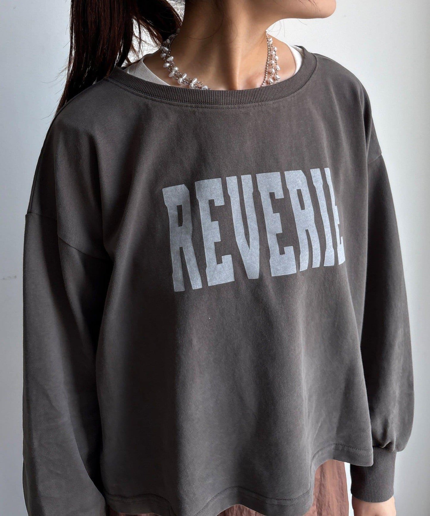 標誌短款套頭衫