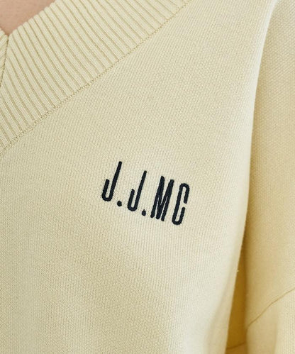 特別款V領套頭衫/衛衣風針織衫