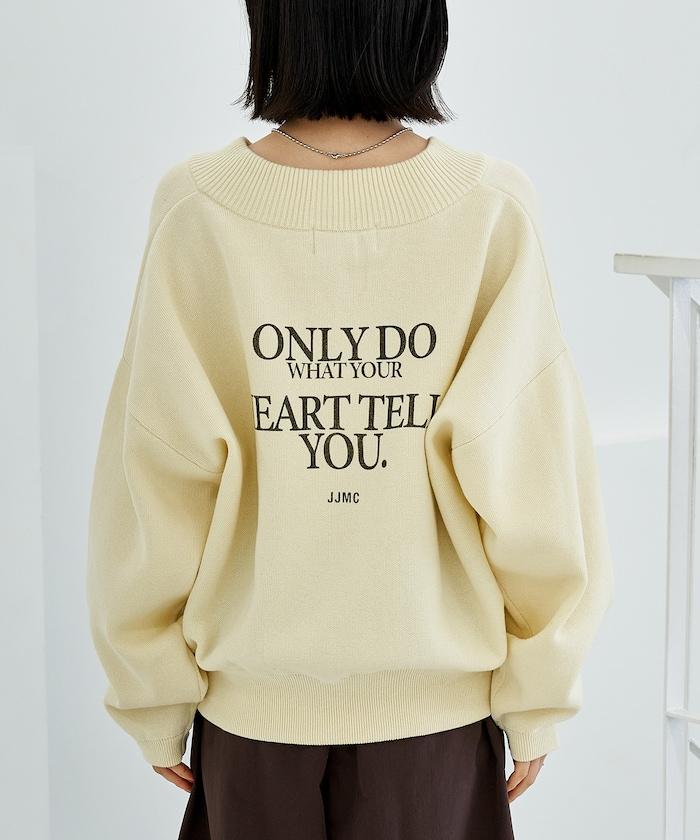 特別款V領套頭衫/衛衣風針織衫