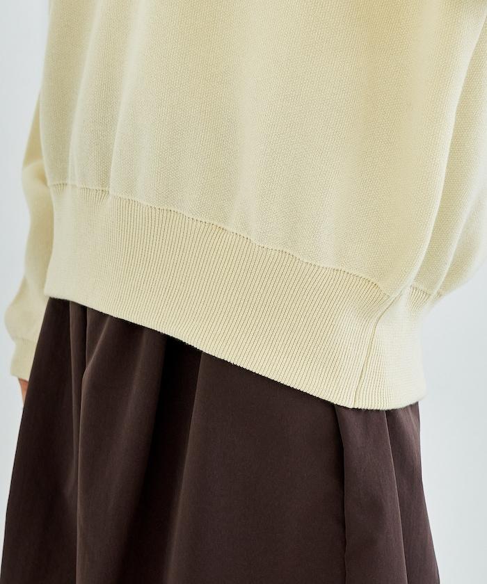 特別款V領套頭衫/衛衣風針織衫