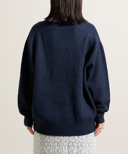 彩色刺繡標誌針織衫