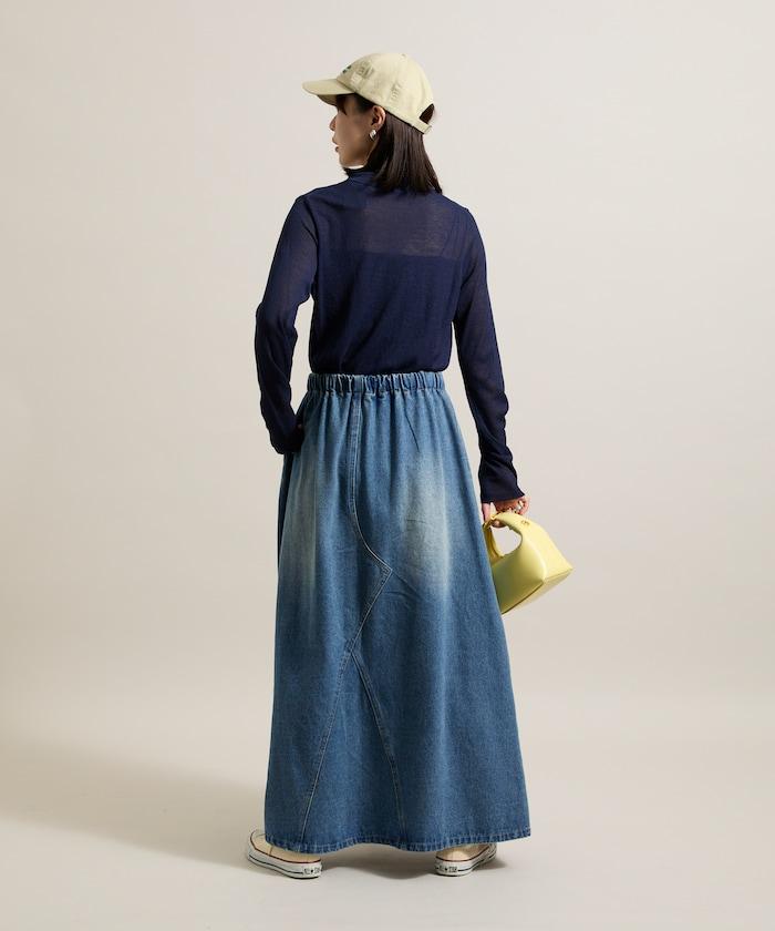 輕薄修身長袖翻領針織衫