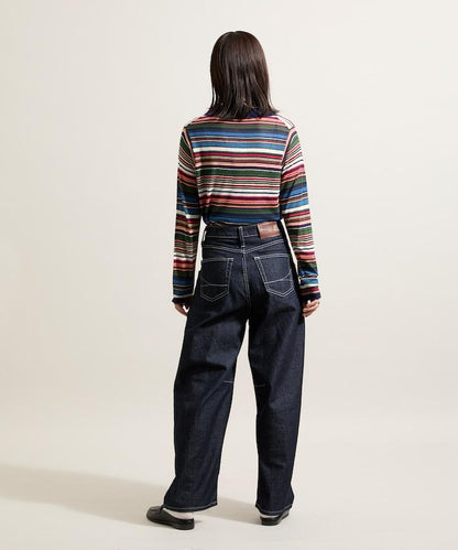 輕薄修身長袖翻領針織衫