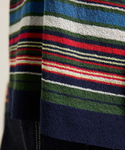 輕薄修身長袖翻領針織衫