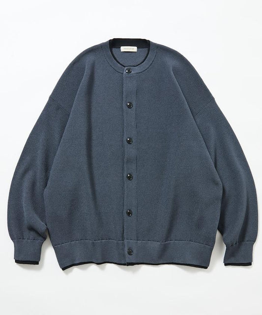 寬鬆版型疊穿圓領開衫