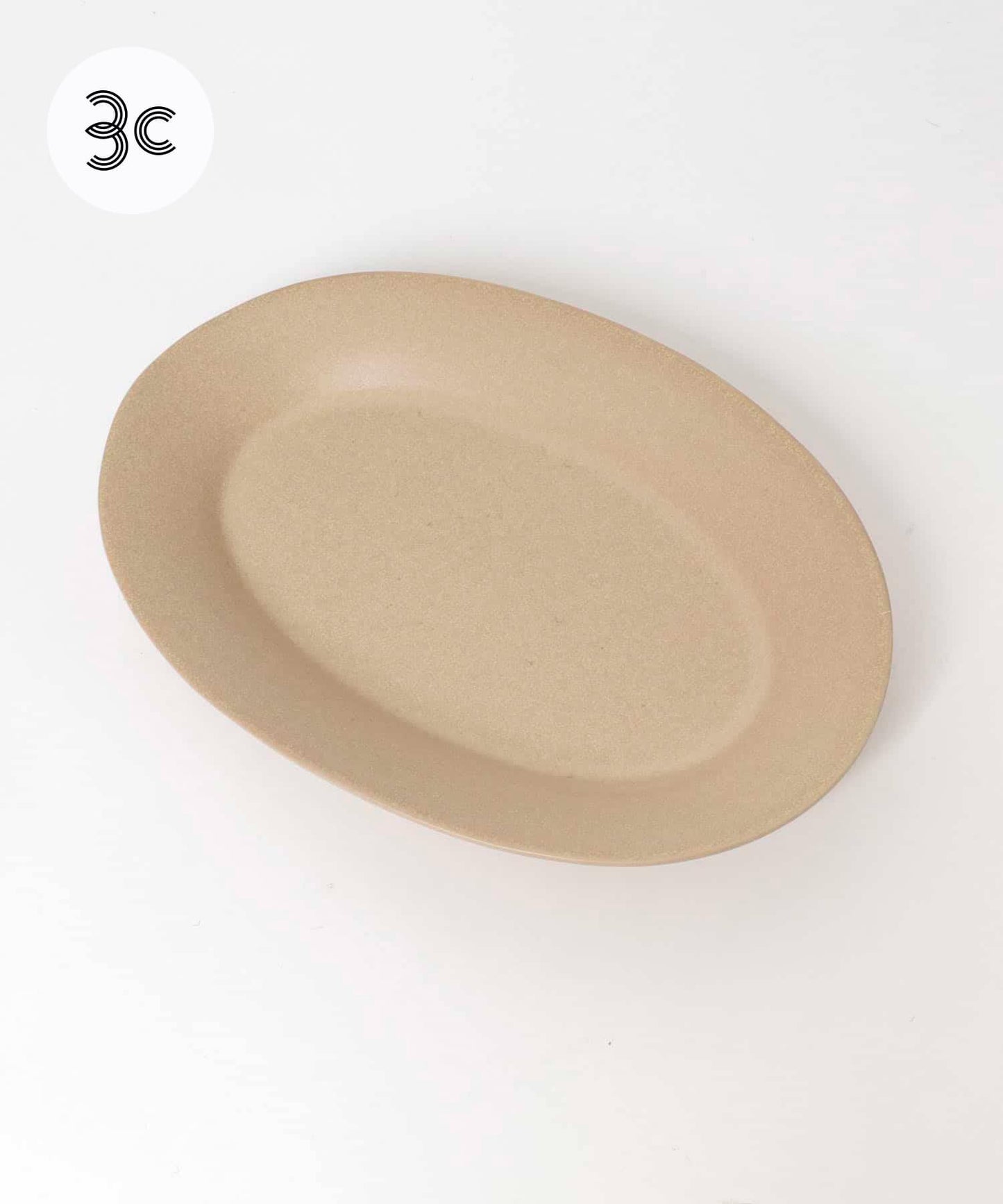 獨步炎×能登設計室 橢圓形餐盤
