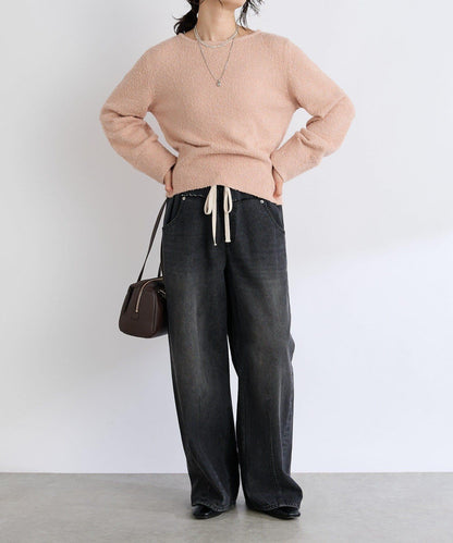 【RIVE DROITE】棉質彩點紗線針織衫