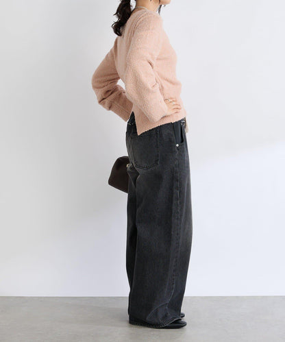 【RIVE DROITE】棉質彩點紗線針織衫