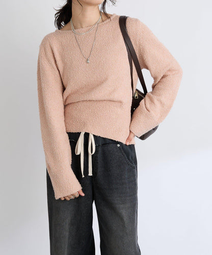 【RIVE DROITE】棉質彩點紗線針織衫