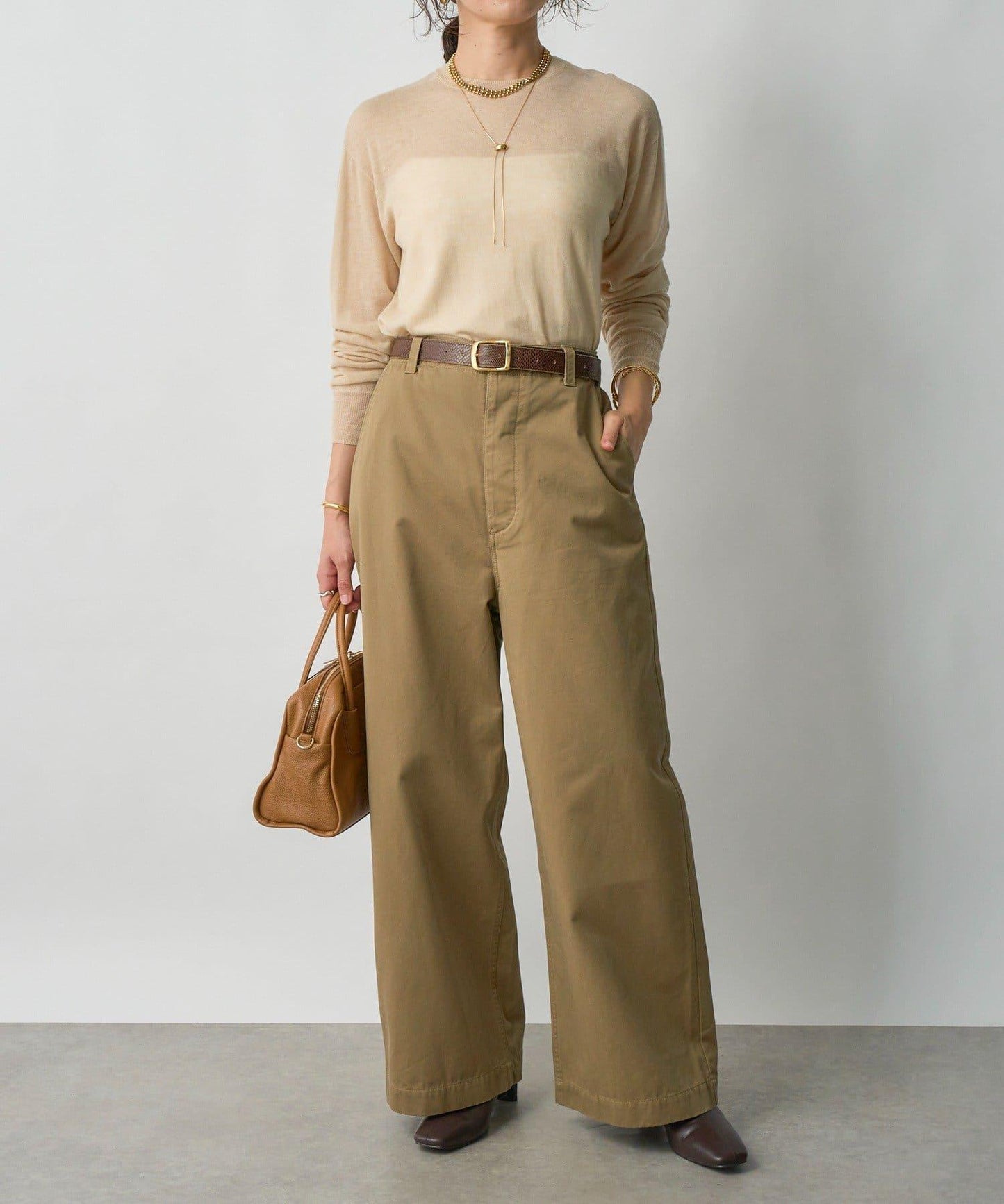 【MYSELFbyRD(マイセルフバイリヴドロワ)】長款針織套頭衫