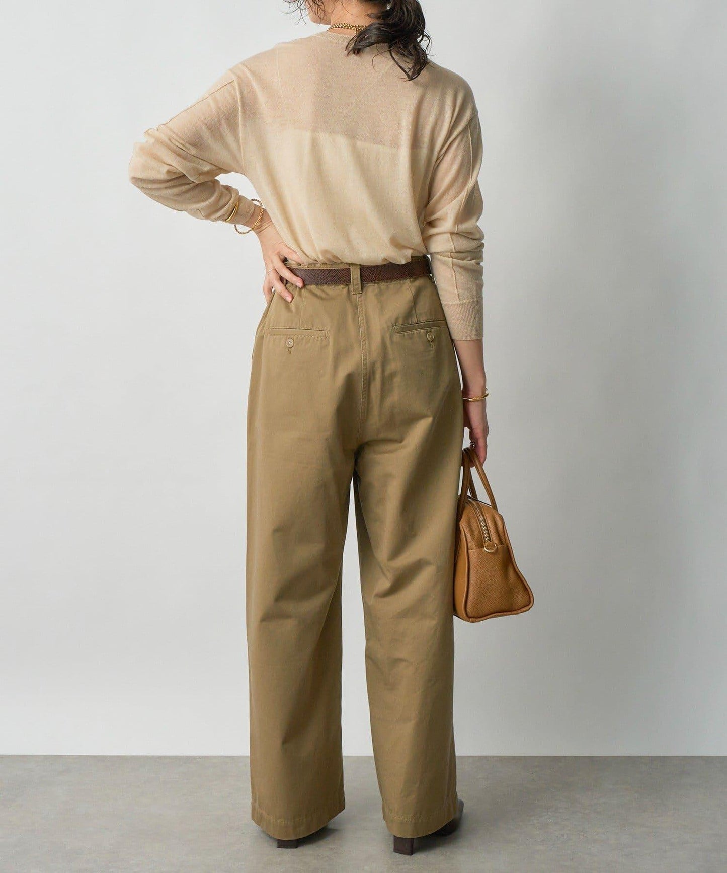 【MYSELFbyRD(マイセルフバイリヴドロワ)】長款針織套頭衫