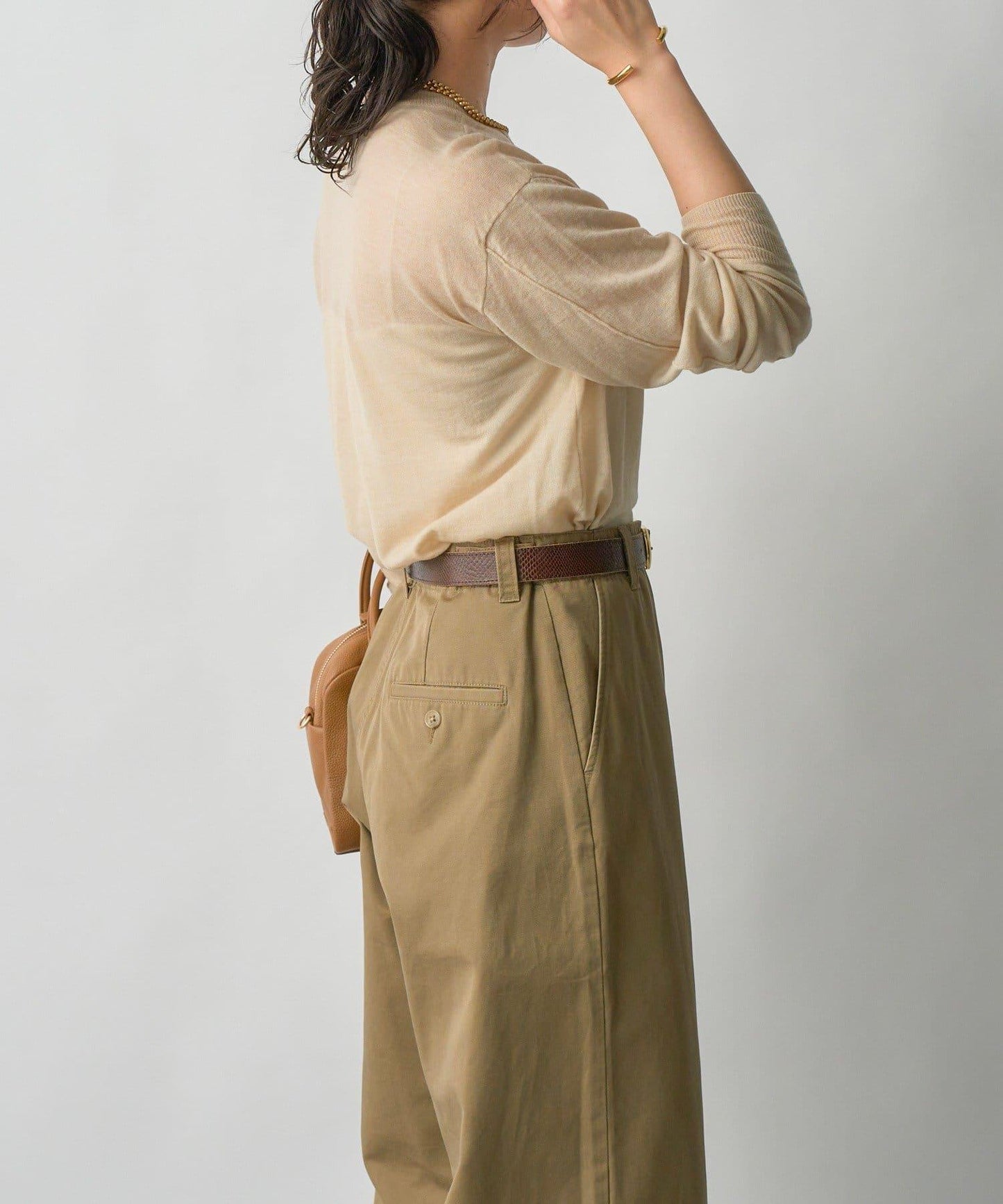 【MYSELFbyRD(マイセルフバイリヴドロワ)】長款針織套頭衫