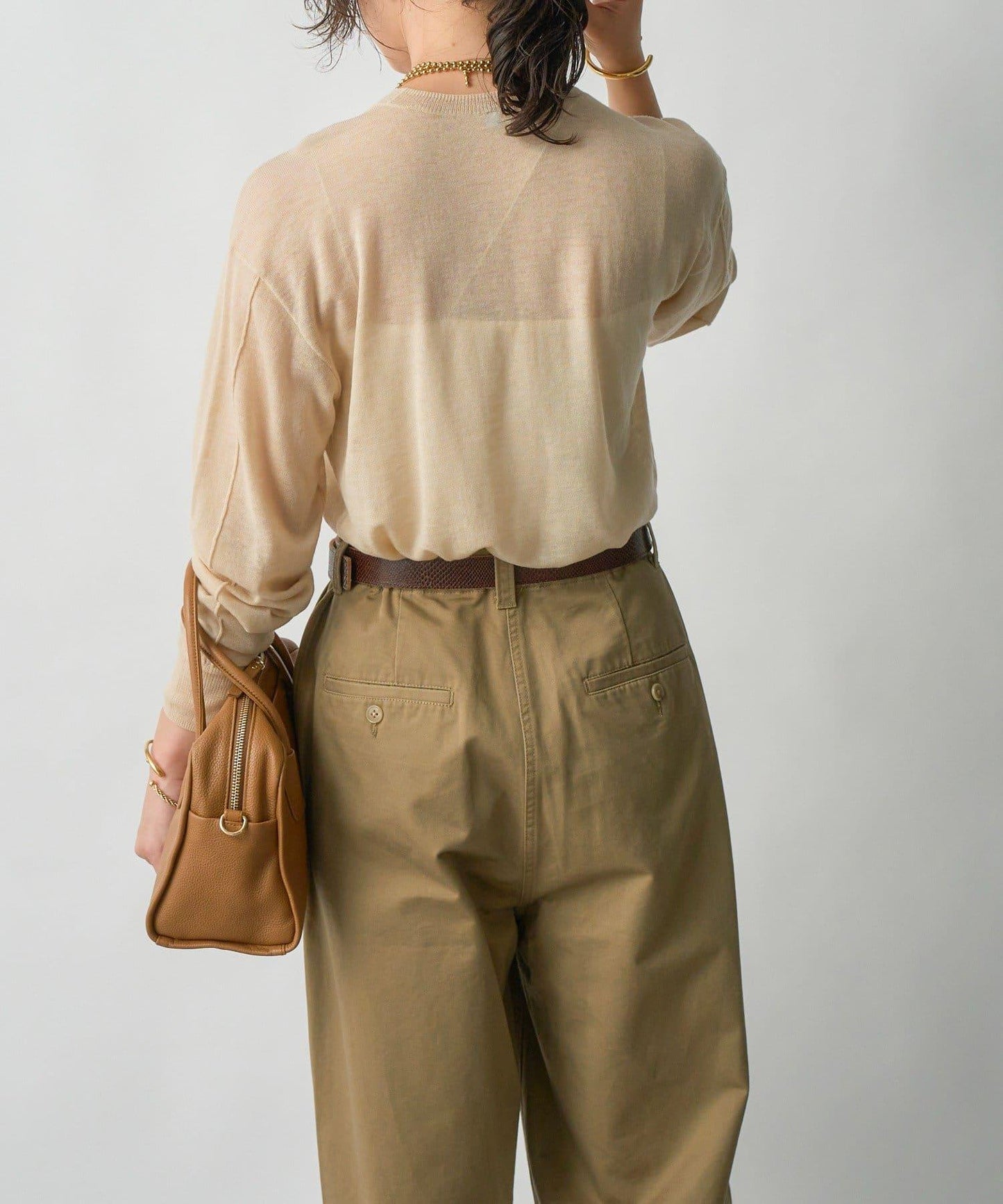 【MYSELFbyRD(マイセルフバイリヴドロワ)】長款針織套頭衫