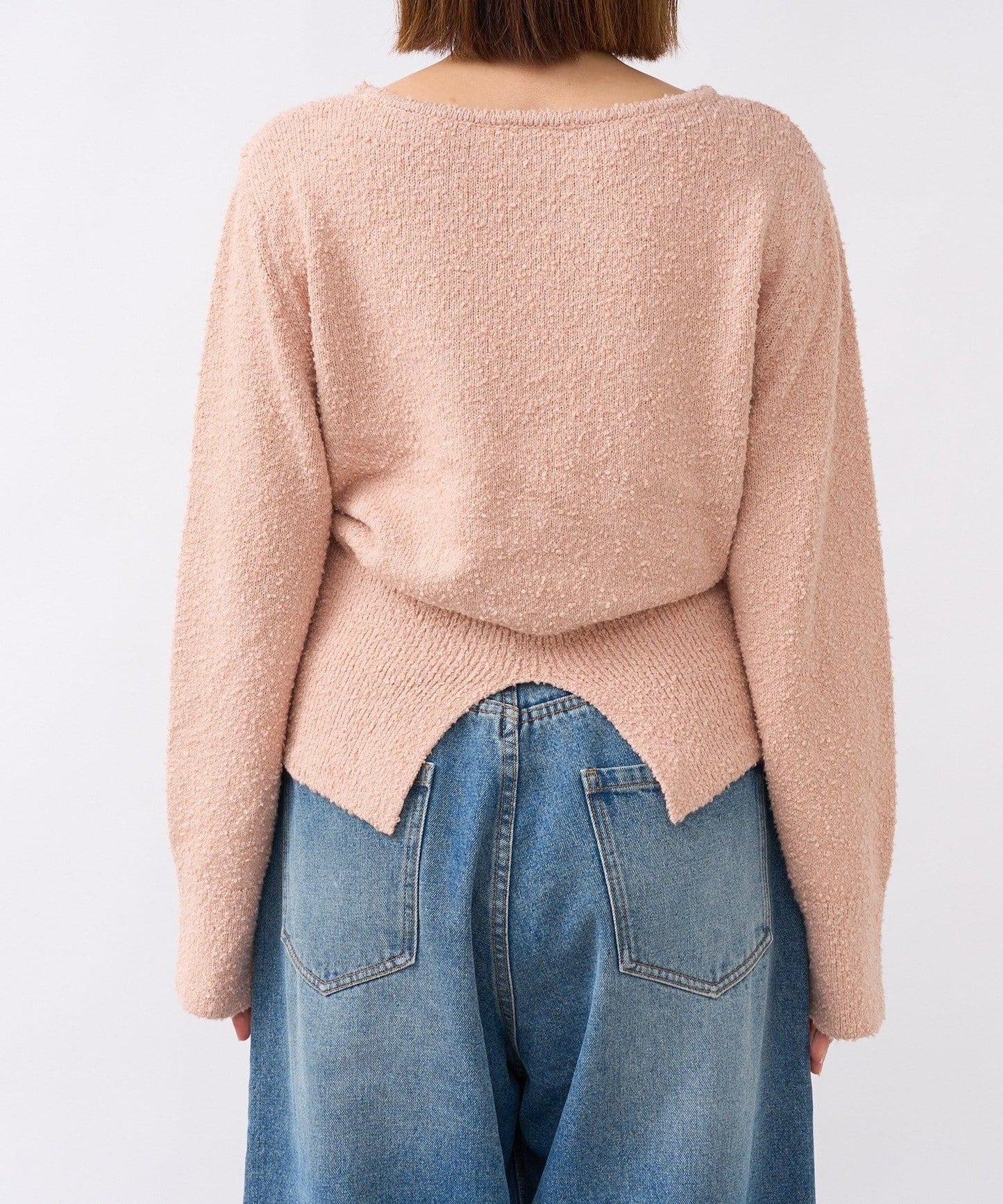 【RIVE DROITE】棉質彩點紗線針織衫