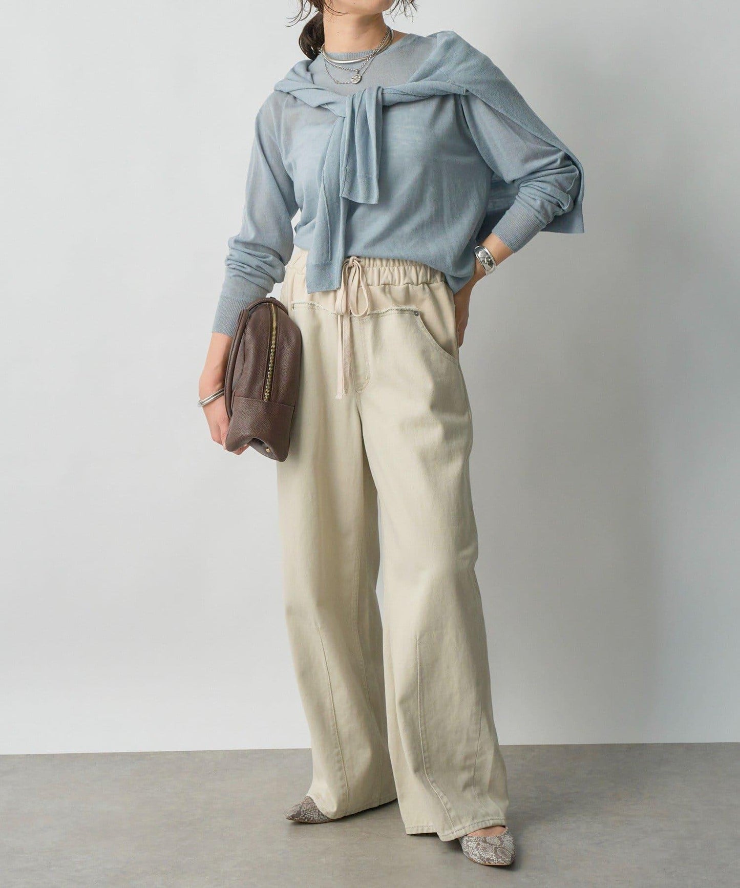 【MYSELFbyRD(マイセルフバイリヴドロワ)】長款針織套頭衫