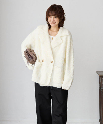 仿羊羔絨開衫/預計10月下旬發貨