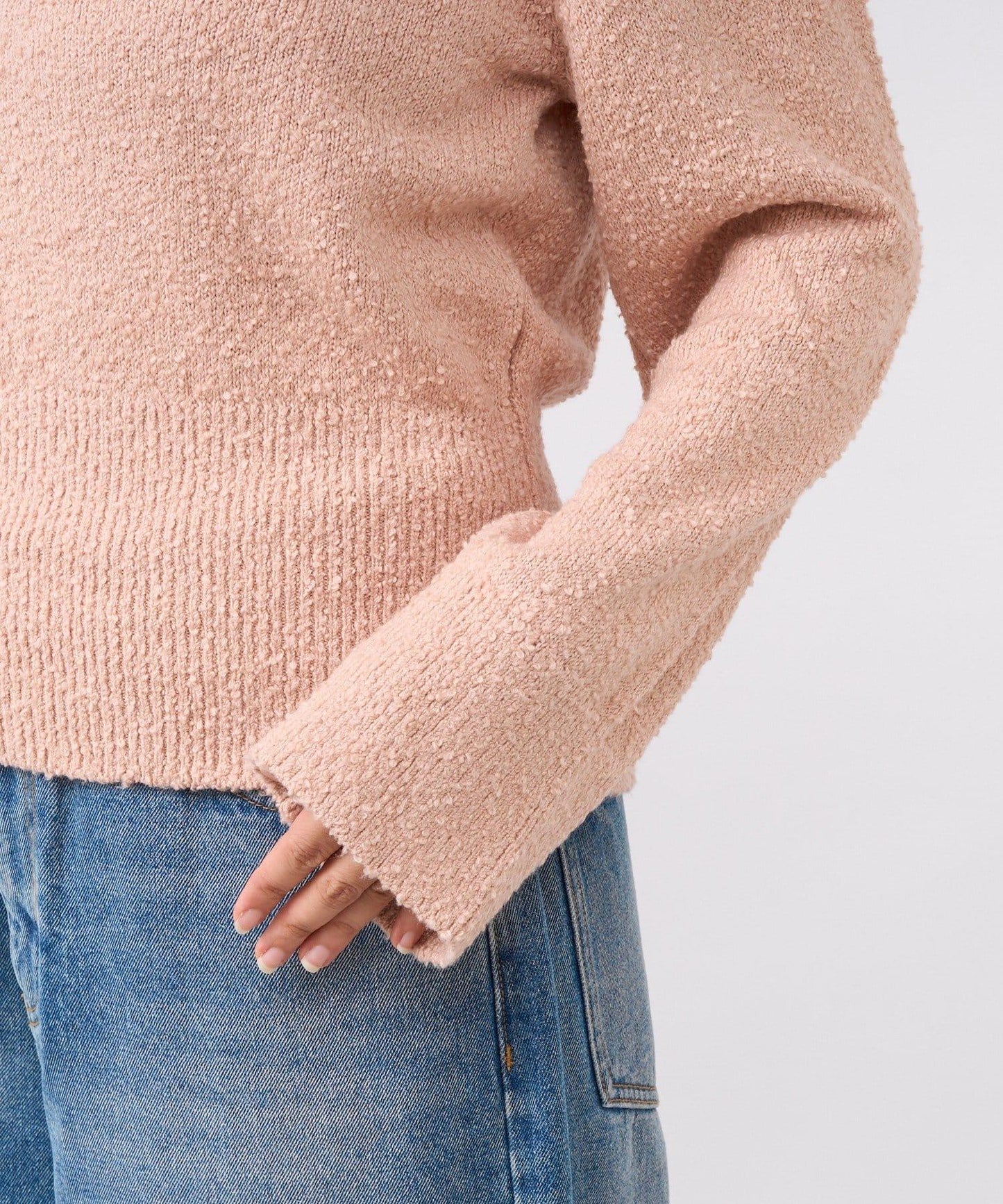 【RIVE DROITE】棉質彩點紗線針織衫