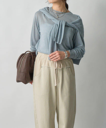 【MYSELFbyRD(マイセルフバイリヴドロワ)】長款針織套頭衫