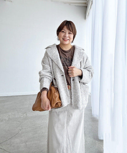 仿羊羔絨開衫/預計10月下旬發貨