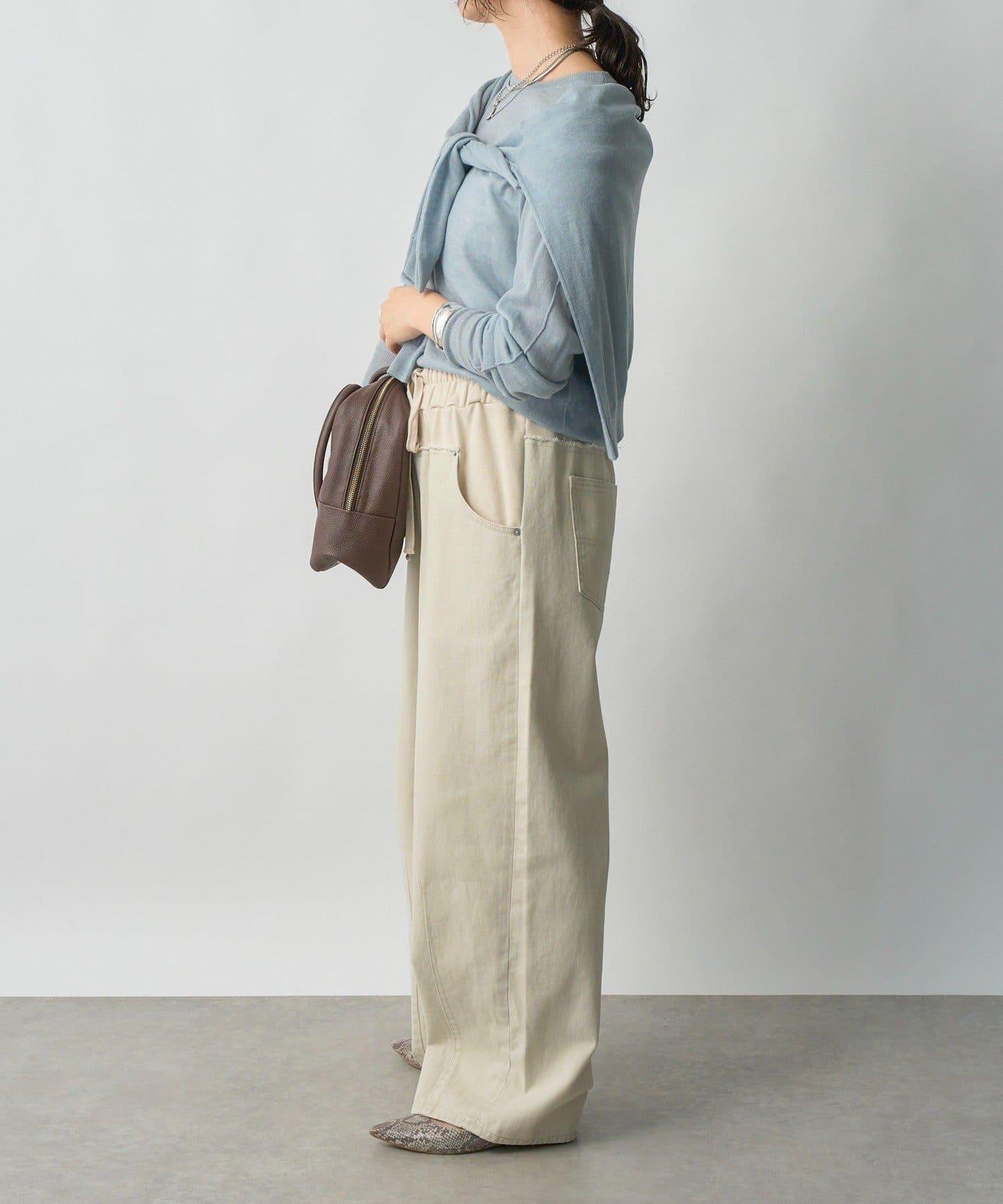 【MYSELFbyRD(マイセルフバイリヴドロワ)】長款針織套頭衫