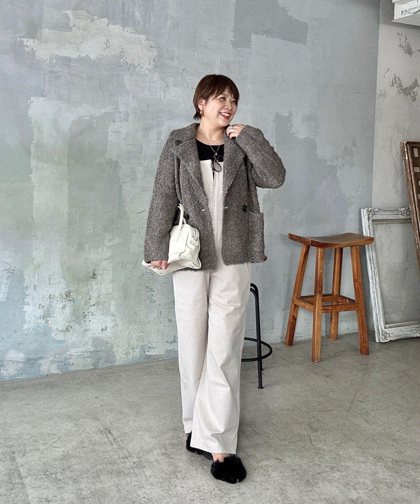 仿羊羔絨開衫/預計10月下旬發貨