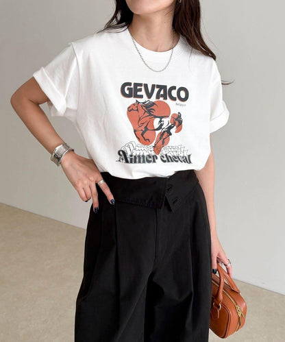 【GEVACO】前印花T恤