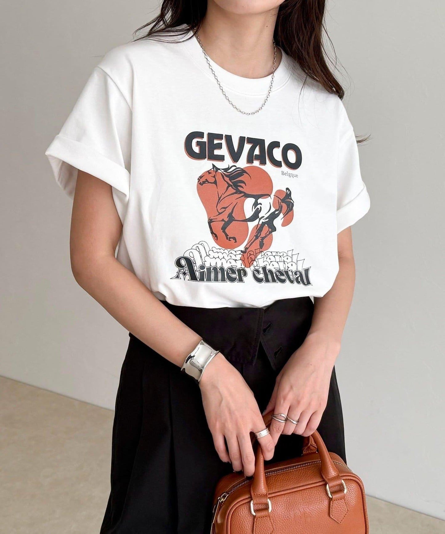 【GEVACO】前印花T恤