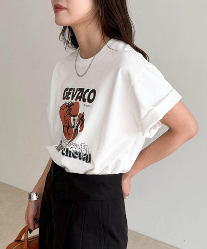 【GEVACO】前印花T恤