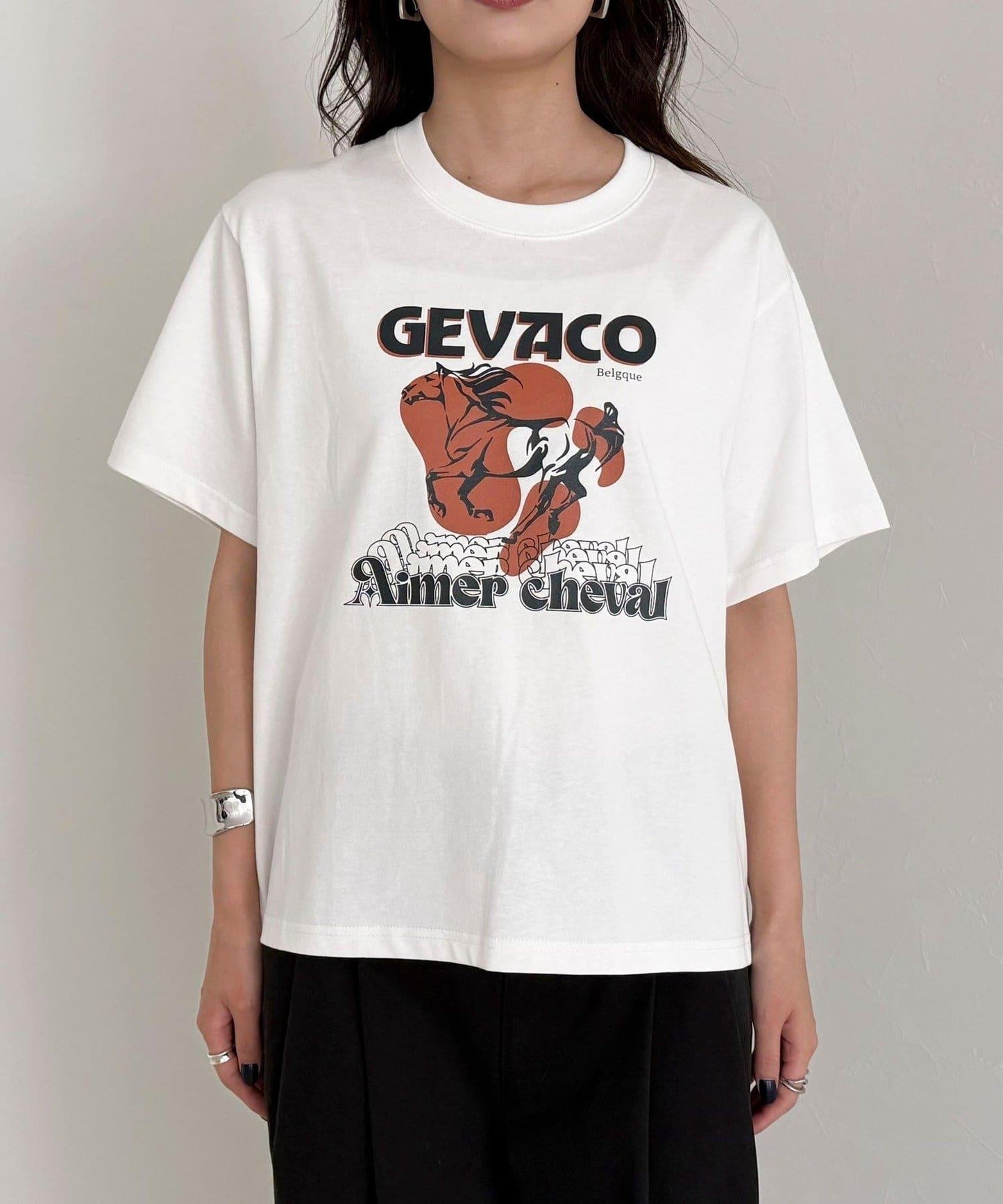 【GEVACO】前印花T恤