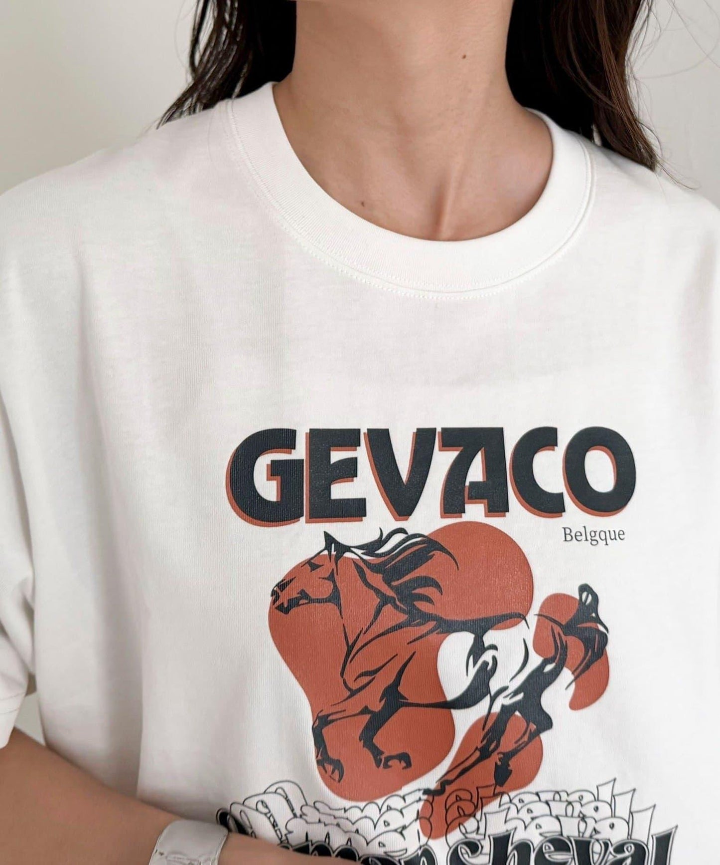 【GEVACO】前印花T恤