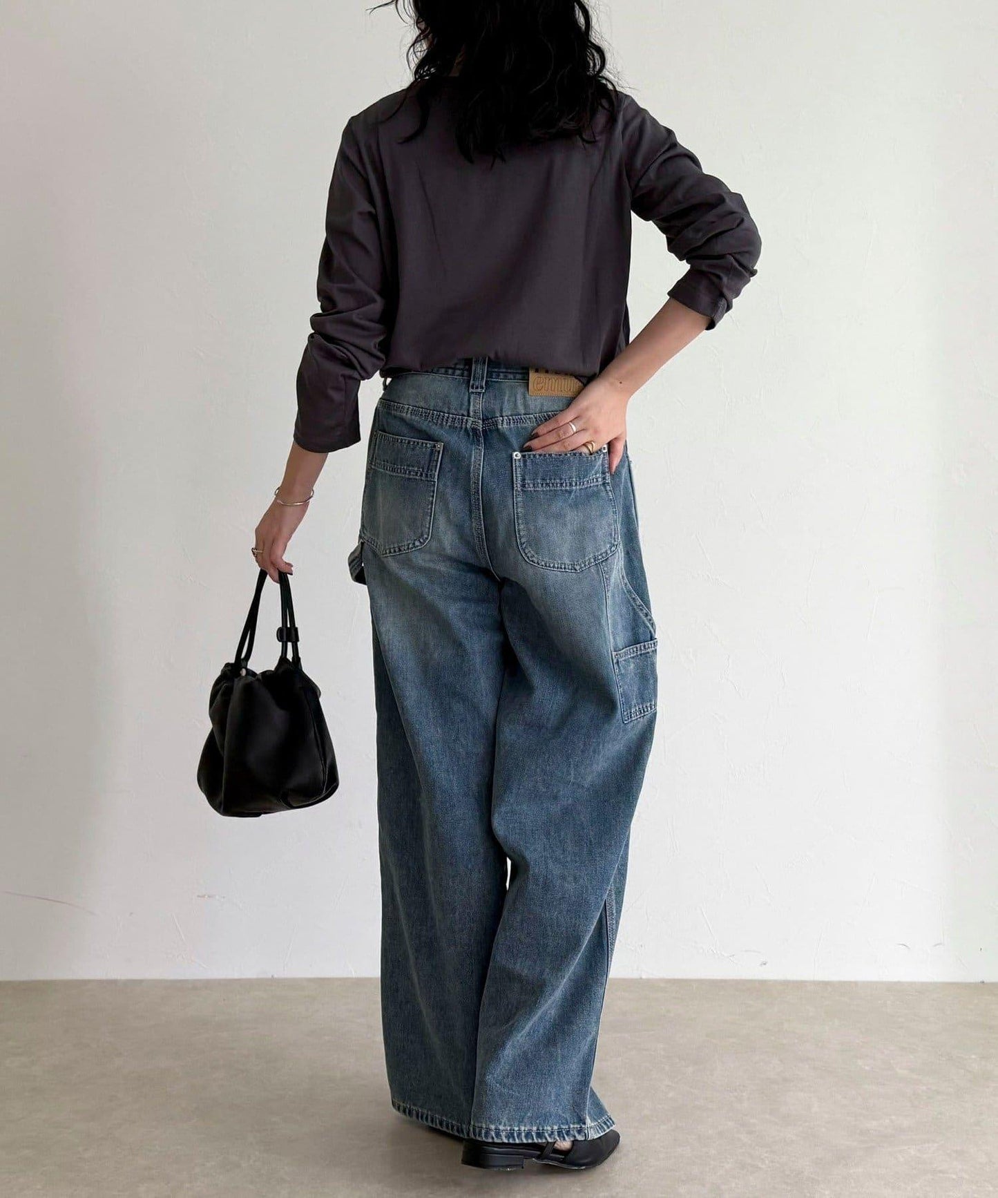 豹紋印花長袖T恤