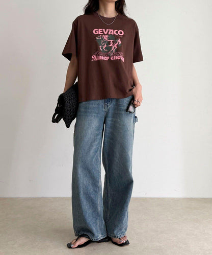 【GEVACO】前印花T恤