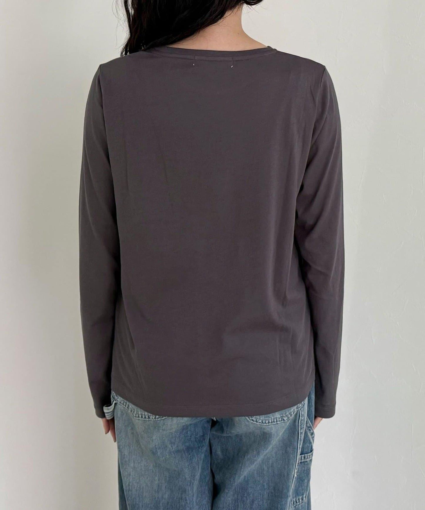 豹紋印花長袖T恤