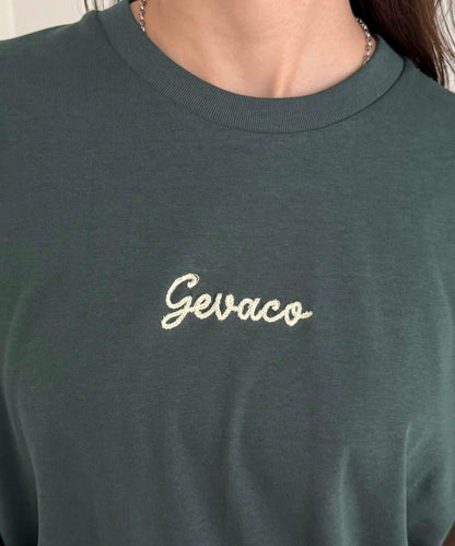 【GEVACO】單點標誌鏈條刺繡短袖T恤