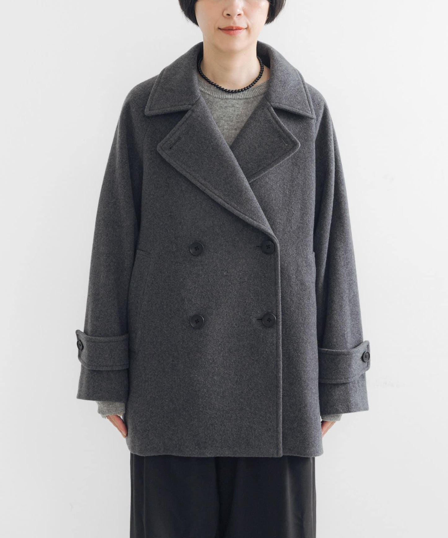 超級100羊毛混紡P大衣