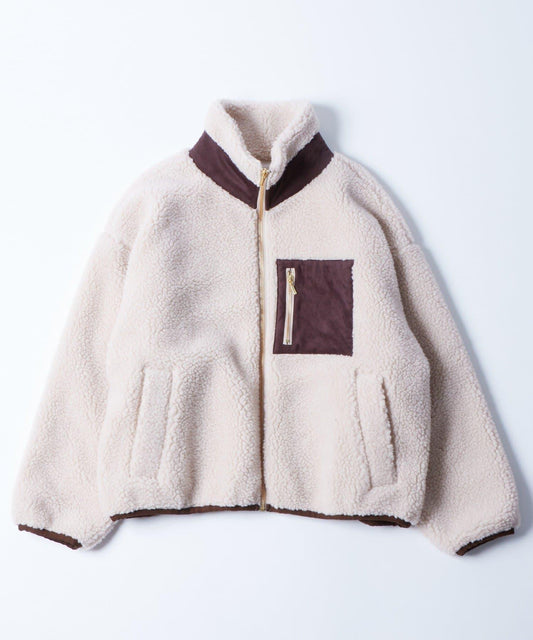 【AW】羊羔絨短夾克