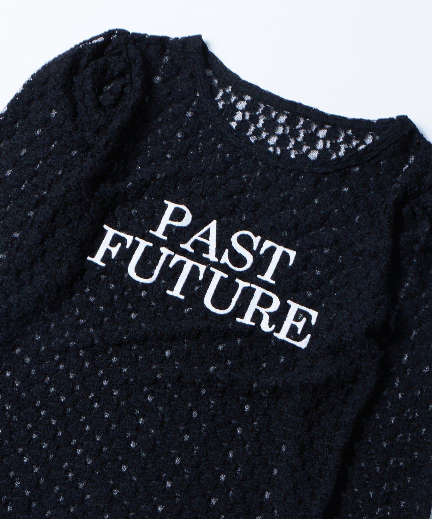 【WHO'S WHO gallery】蕾絲標誌長袖T恤