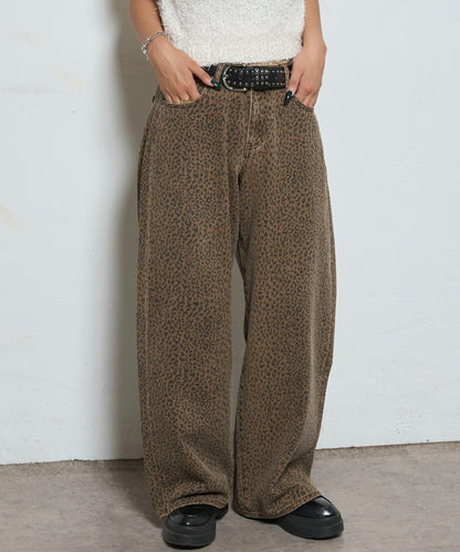 【AW】多款圖案低腰牛仔褲