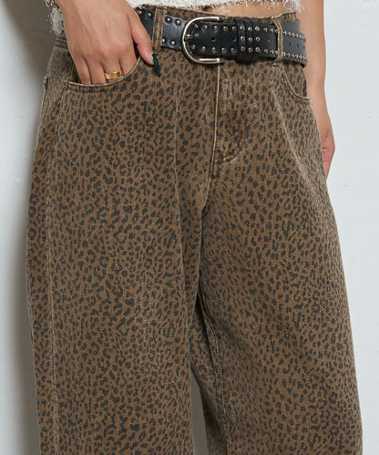 【AW】多款圖案低腰牛仔褲