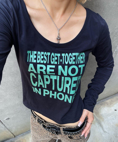 【AW】印花字母上衣