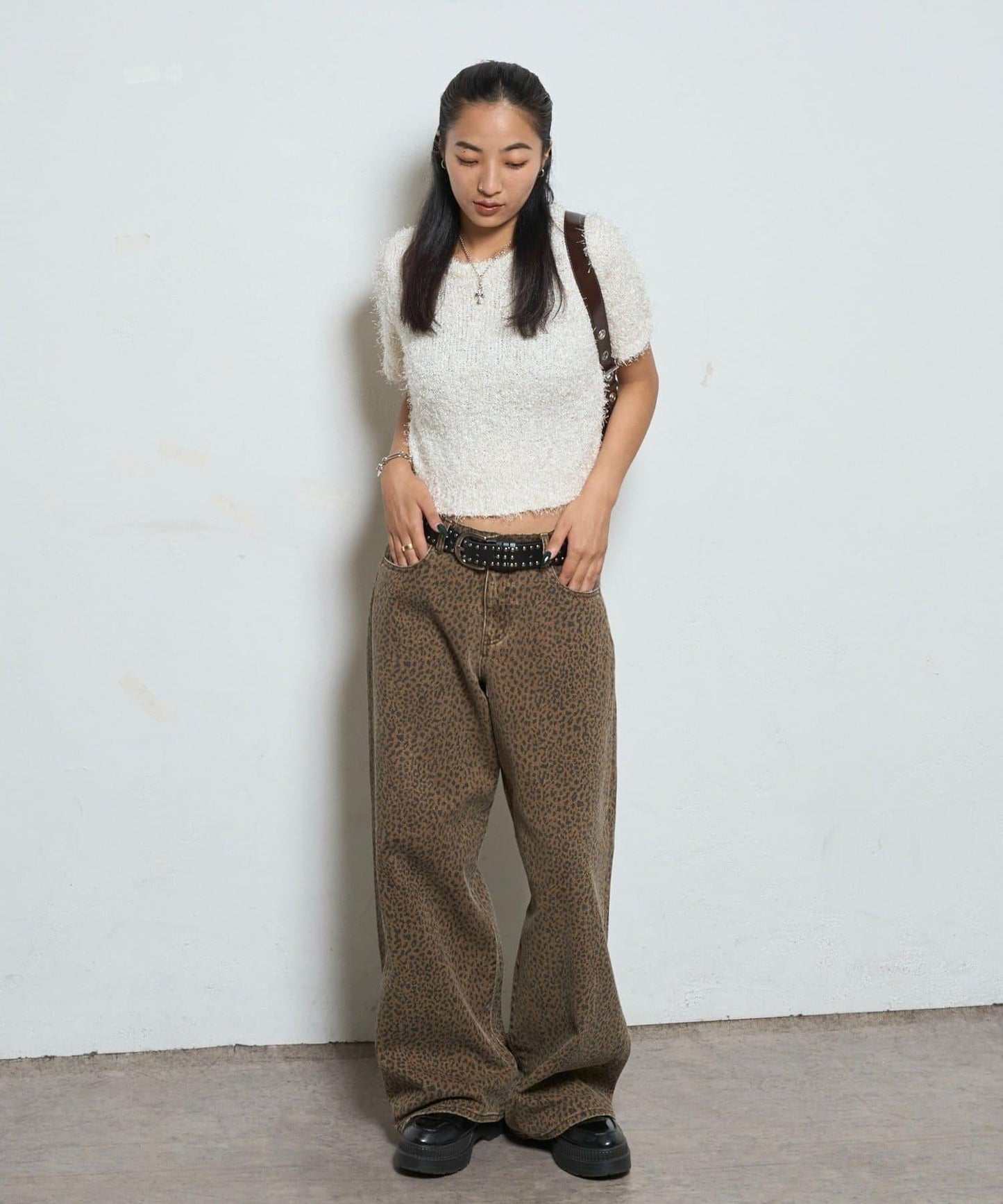 【WHO'S WHO gallery】多款圖案低腰牛仔褲