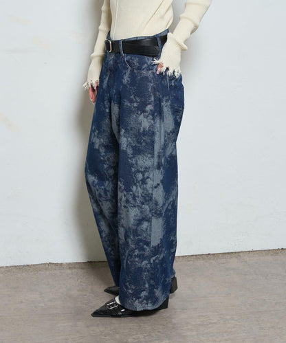 【AW】多款圖案低腰牛仔褲