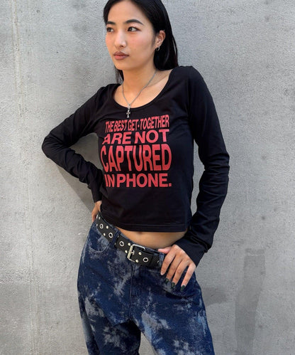 【AW】印花字母上衣